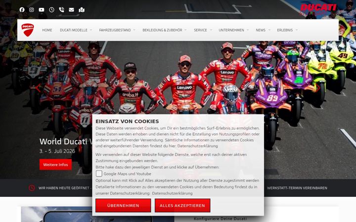Screenshot of ducati-stuttgart.de