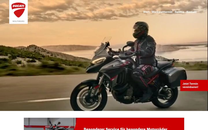 Screenshot of ducati-wolfsburg.de