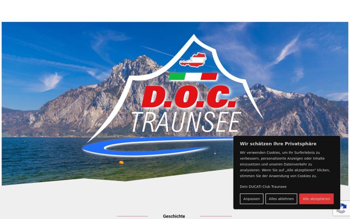 Screenshot von ducaticlub-traunsee.at