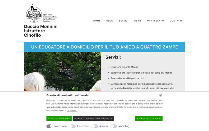 Screenshot του ducciomonnini.it