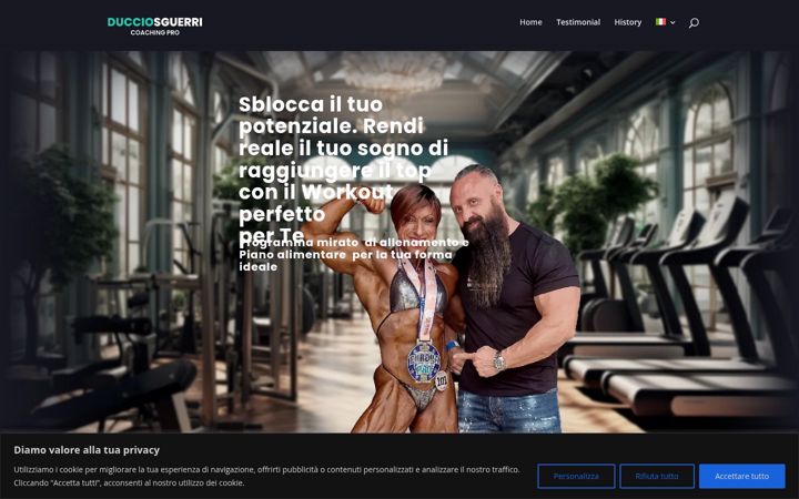 Screenshot of ducciosguerri.com