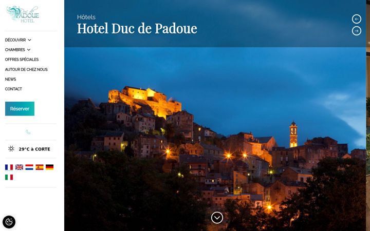 Screenshot of ducdepadoue.com