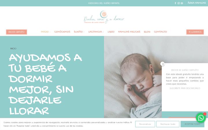 Screenshot of duchacenayadormir.com