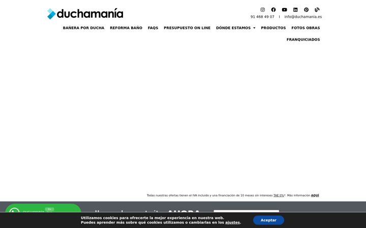 Captură de ecran a duchamania.es