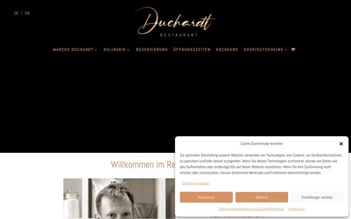 Screenshot von duchardt.at
