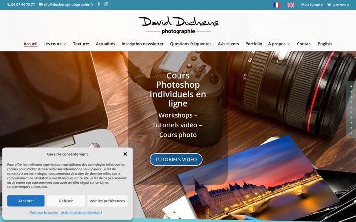 Ekrānuzņēmums no duchensphotographie.fr