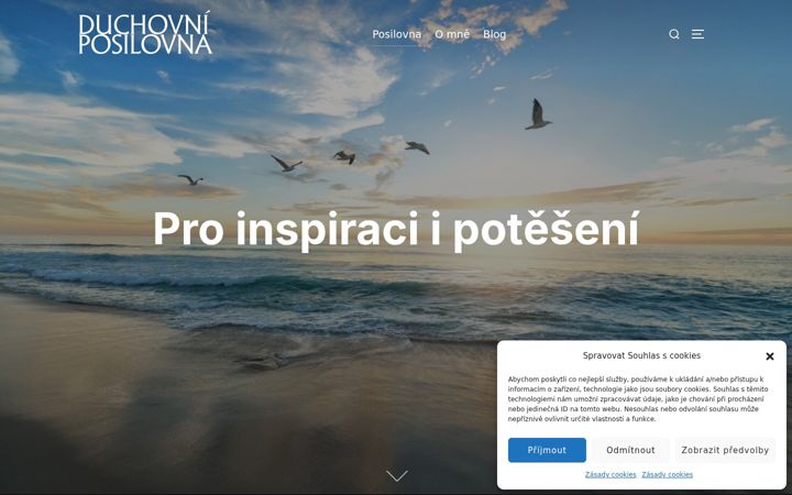 Screenshot ta' duchovniposilovna.cz