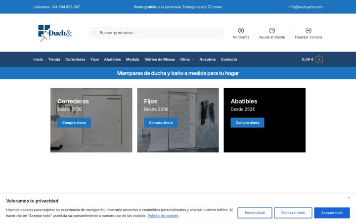 Screenshot of duchyarte.com
