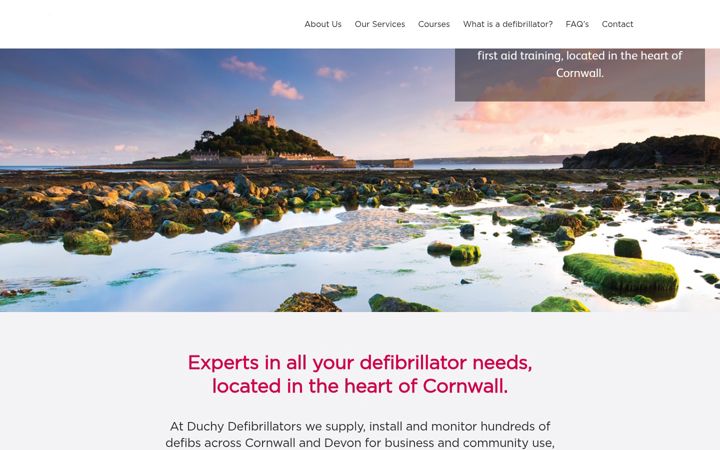Screenshot stránky duchydefibs.co.uk
