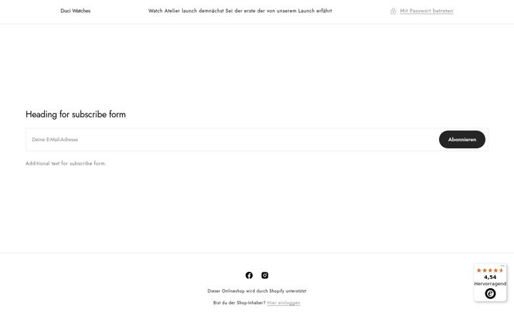 Screenshot of duci-watches.de