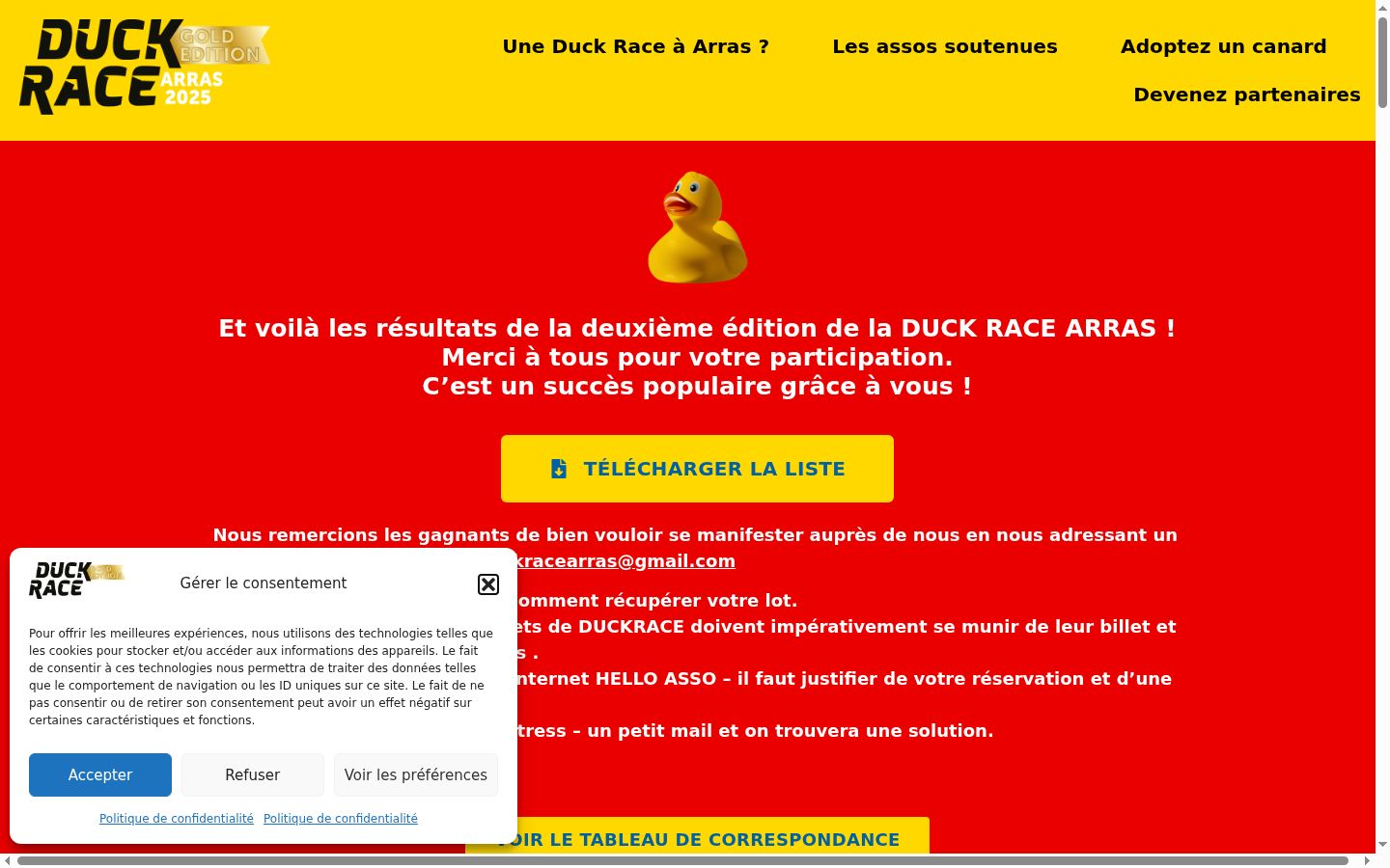 Screenshot tal-banner tal-kunsens muri qabel kwalunkwe interazzjoni