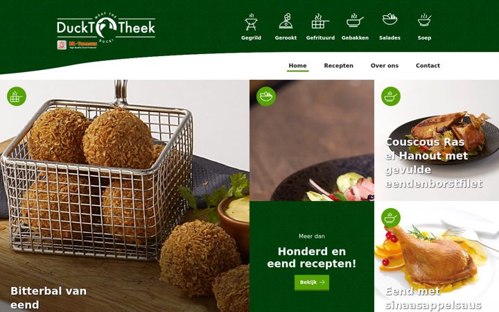 Screenshot di duck-to-theek.nl