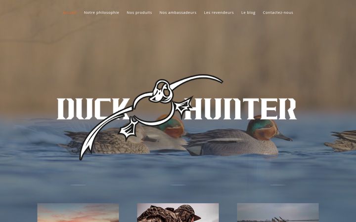 Ekrānuzņēmums no duckhunter.fr