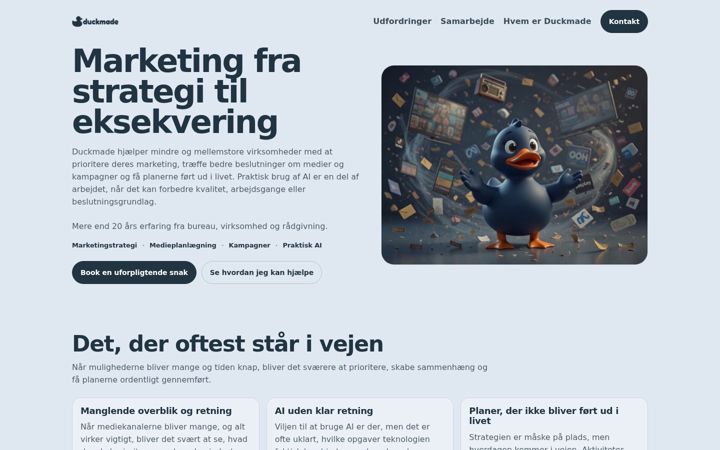 Screenshot του duckmade.dk