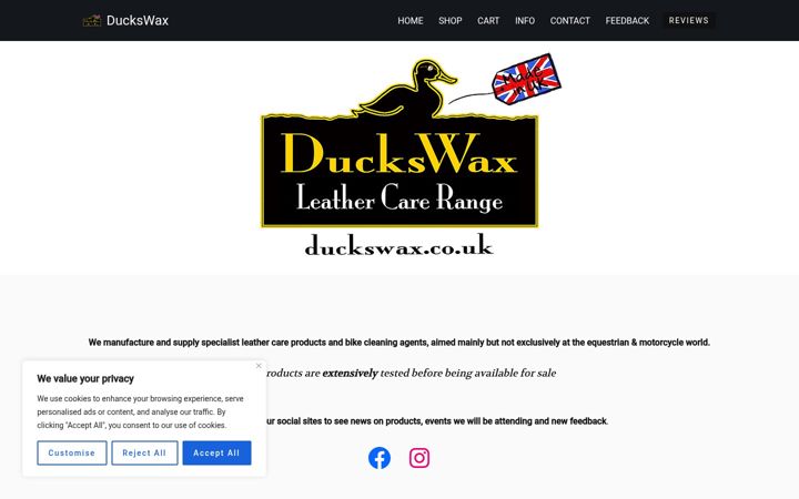 Captura de pantalla de duckswax.net