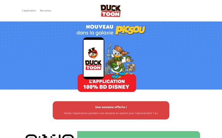 Screenshot of ducktoon.com