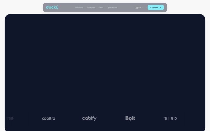 Screenshot of duckylogistics.com