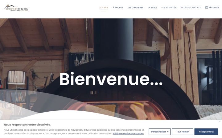 Screenshot of ducotedechezsou.com