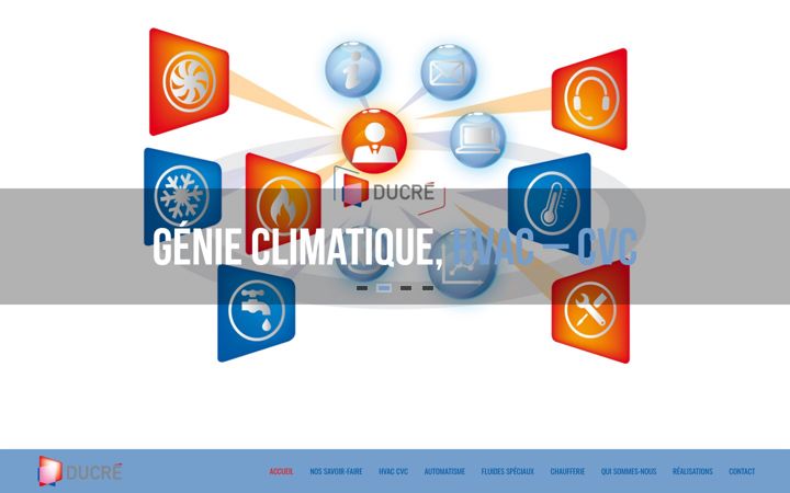Screenshot of ducre.fr