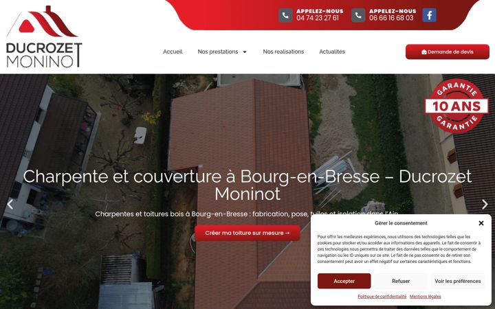 Ekrānuzņēmums no ducrozet-moninot.fr