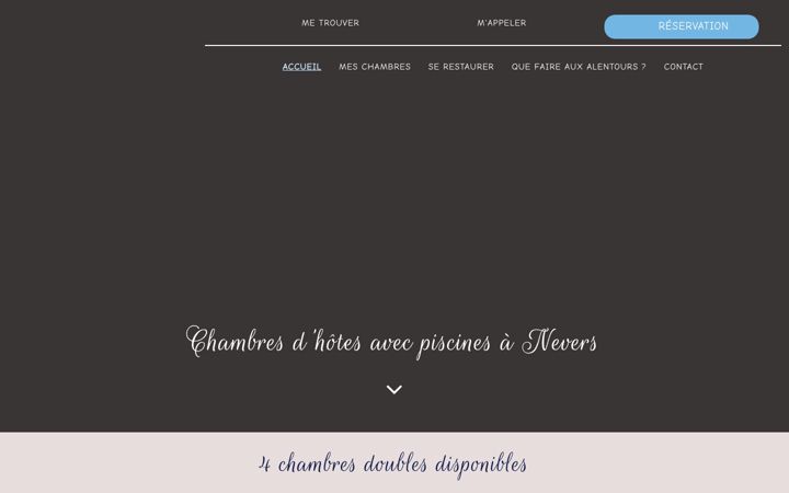 Screenshot of ducsdenevers.fr