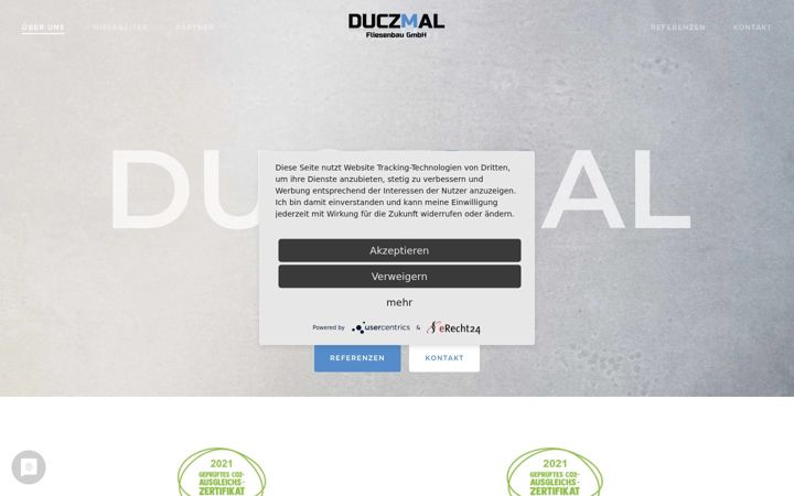 Screenshot of duczmal.com