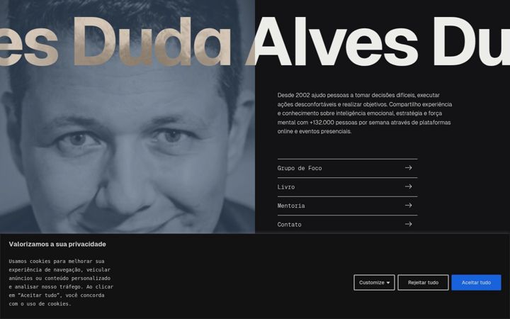 Screenshot of dudaalves.com