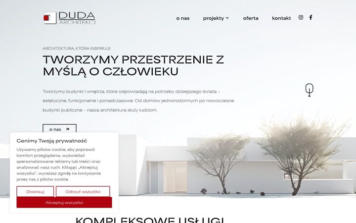 Captura de pantalla de dudaarchitekci.pl