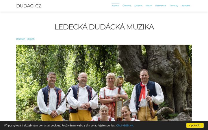 Screenshot ta' dudaci.cz