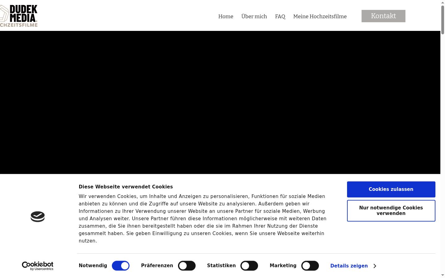 Screenshot van de toestemmingsbanner zoals getoond vóór enige interactie