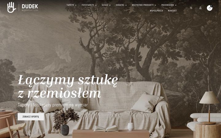 Captura de pantalla de dudekmanufaktura.pl