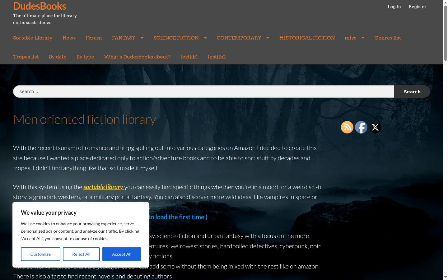 Screenshot tal-banner tal-kunsens muri qabel kwalunkwe interazzjoni