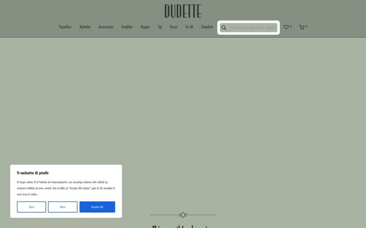 Screenshot του dudette.dk