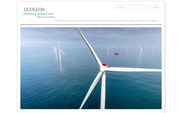 Képernyőkép: dudgeonoffshorewind.co.uk