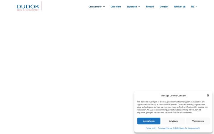 Screenshot di dudoklegal.nl
