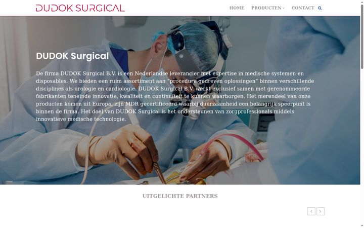 Screenshot of dudoksurgical.com