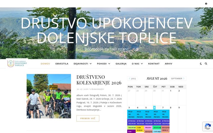 Snímek obrazovky dudolenjsketoplice.si