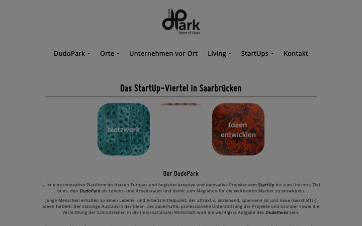 Screenshot of dudopark.de