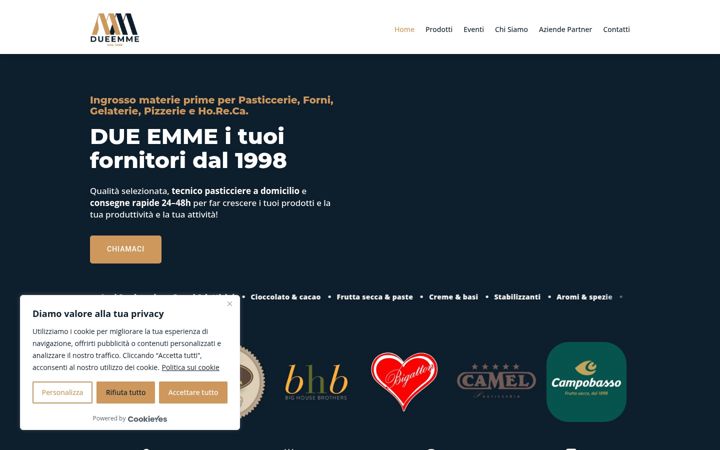 Captură de ecran a due-emme.org