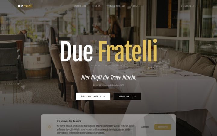 Screenshot von due-fratelli-del-mare.de