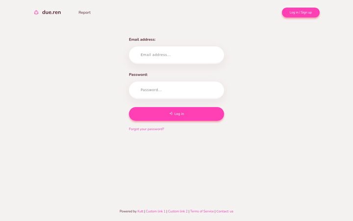 Screenshot of due.ren