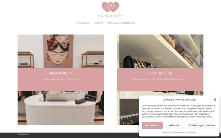 Screenshot of dueamiche.com
