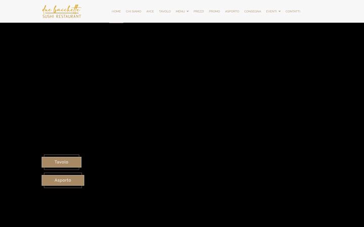 Screenshot of duebacchette.com