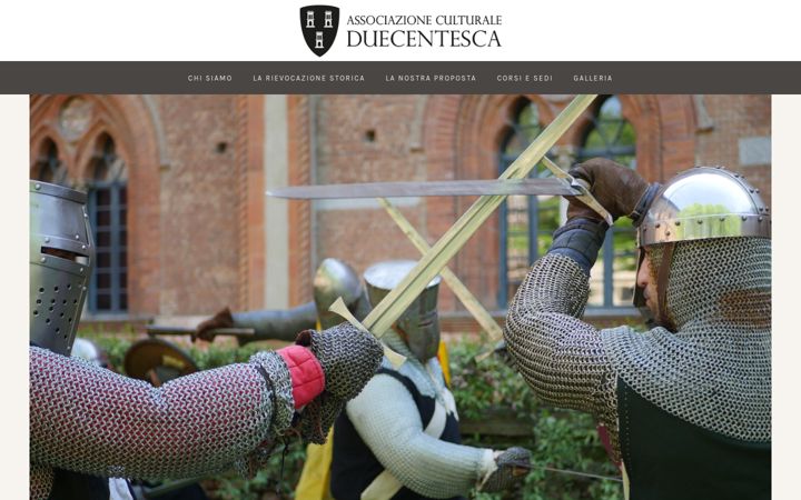 Screenshot of duecentesca.com