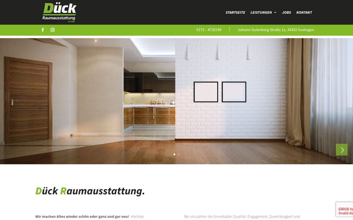 Screenshot von dueck-toews.de