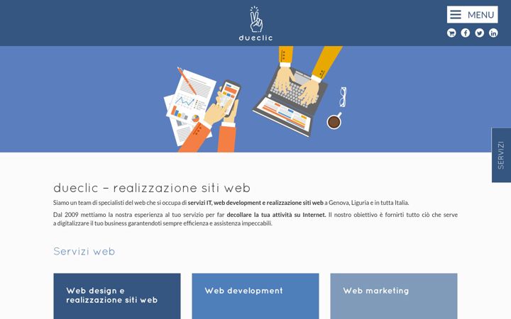 Screenshot of dueclic.com
