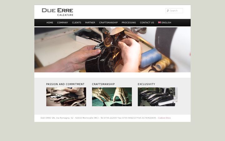 Screenshot of dueerre-srl.com