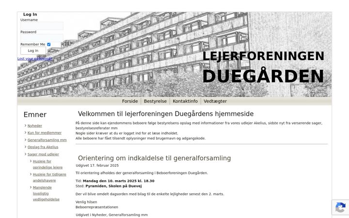 Ekraanipilt saidist duegaarden.eu