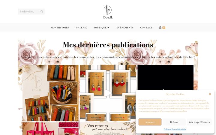 Screenshot of duelcouture.com