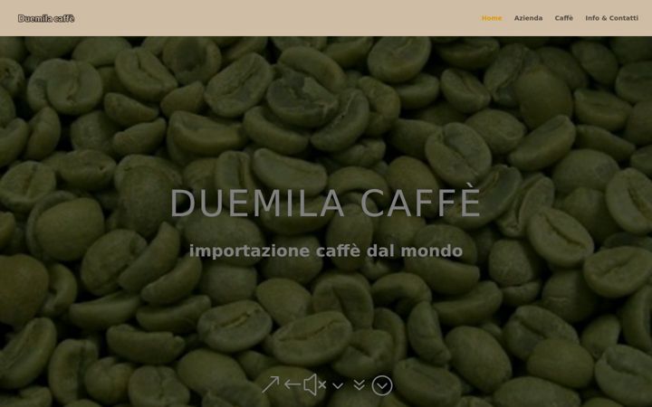 Screenshot of duemilacaffe.com